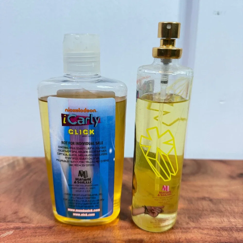 Nickelodeon iCarly Click Body Wash & Body Spray Set Vintage 2010s Nostalgia used